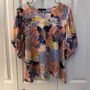 Sanctuary Tropical Print Women's Blouse